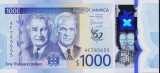 Bancnota Jamaica 1.000 Dolari 2022 - P99 UNC ( polimer, comemorativa - vezi descriere )
