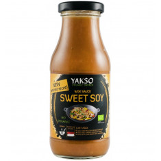 Sos bio dulce din soia pentru wok, 240ml Yakso