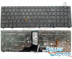 Tastatura Laptop HP EliteBook 8770W iluminata backlit foto