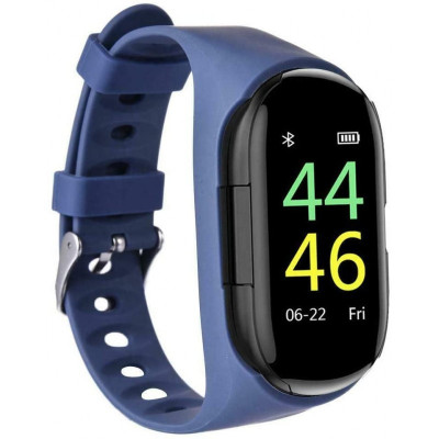 Bratara Smart Fitness cu Casti Bluetooth InEar Techstar&amp;reg; M1 Bluetooth 5.0, HD TFT, Incarcare USB, Greutate 36g, Control Touch, Incarcare Magnetica, Al foto