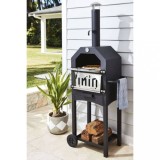 ProGarden Cuptor pentru pizza BBQ, negru