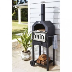 ProGarden Cuptor pentru pizza BBQ, negru foto