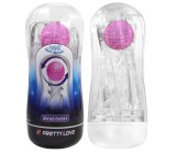 Masturbator Aquaris Structure cu Bila de Intensitate, TPE, Roz, 17 cm