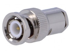 Mufa BNC Tata Drept 75? RG59 Crimpat PTFE foto