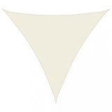 Cumpara ieftin Parasolar, crem, 4,5x4,5x4,5 m, tesatura oxford, triunghiular