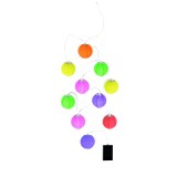 Cumpara ieftin Instalatie Gradina LED 10 Globuri Colorate, 3m, IP44, Globo, Decor Craciun, Exterior
