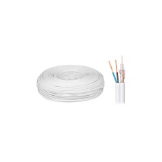Cablu coaxial RG58 75 ohm cupru/cupru +2x0.5mm alimentare Elektrokabel