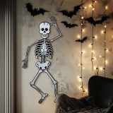 Decoratiune de Halloween - schelet - spuma - 85 x 18 cm