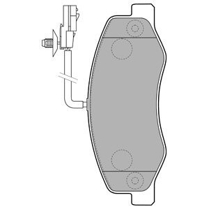 Set placute frana,frana disc PEUGEOT 306 (7B, N3, N5) (1993 - 2003) KRIEGER 0950006475 foto