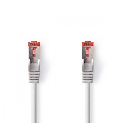 Cablu SFTP CAT6 10m RJ45 tata - RJ45 tata gri Nedis foto