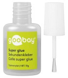 Super glue flacon cu pensula 10gr Goobay, FixPoint