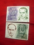 Serie Spania 1980 - Europa CEPT - Personalitati , 2 valori, Nestampilat