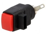 Clemă de laborator roşie 60VDC 16A 30,5mm