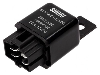 Releu Electromagnetic SPST-NO 12V 30A foto