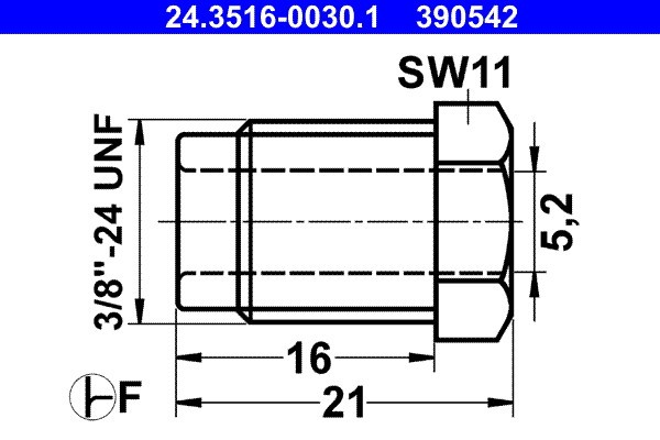 ATE 24.3516-0030.1 Surub olandez