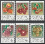 UNGARIA 1986, Fructe, MNH, neuzat
