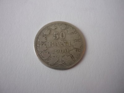 50 BANI 1900 ARGINT ***** foto