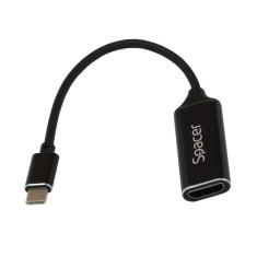 CABLU video SPACER, adaptor USB 3.1 Type-C (T) la HDMI (M),15cm 4K UHD