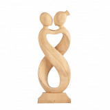 Statueta cadou cuplu Wooden Infinity Lovers, Tip I XL