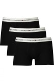 Tommy Hilfiger Set 3 perechi de boxeri barbati, negru (Marime: S)