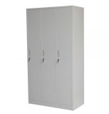 VESTIAR METALIC CU 3 USI 900x500x1800 mm (LxlxH), PLUS