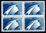 Romania 1960, LP 497, Nava cosmica, seria in bloc de 4, MNH!, Spatiu, Nestampilat