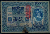 Austro-Ungaria 1902(1919) - 1000 kronen, stampila sarbeasca