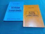 LOT 2 CĂRȚI SPECIALITATE VETERINARĂ: BOLI INTERNE ȘI PARAZITARE, BOLI INFECȚIOASE LA ANIMALELE DOMESTICE * 2000