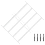 vidaXL Grilaj de securitate pentru feronerie cu 4 bare transversale 42031306