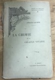 CRT1FR Carte Veche Franceza La Chimie De La Cellule Vivante Armand Gautier Masson Gauthier Villars Stiinta Anticariat