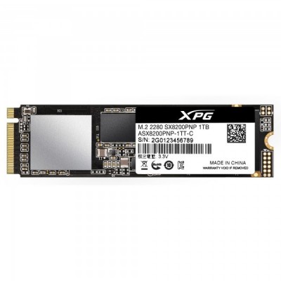 SSD ADATA, XPG SX8200 Pro, 1 TB, M.2, PCIe Gen3.0 x4, 3D TLC Nand, R/W: 3500/3000 MB/s, &amp;quot;ASX8200PNP-1TT-C&amp;quot; foto