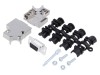 MH CONNECTORS Conector D-Sub 9 Pini Mamă Unghiular 45&deg; Ecranat Montare pe Cablu