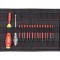 Kit şurubelniţe izolată SoftFinish&reg; electric 16 buc.