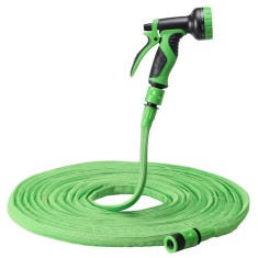 Furtun de gradina extensibil Navaris, 11.25-22.5m, cu pistol 10 functii, 61949.03