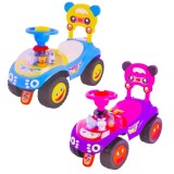 Masinuta Copii 2 in 1 Fara Pedale, Spatiu Depozitare, 62 cm, Sunete, Jucarie Motricitate, Interior/Exterior