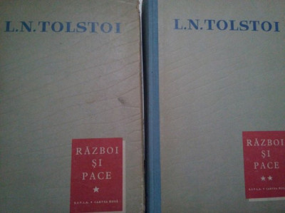 L. N. Tolstoi - Razboi si pace, 2 vol. (editia 1959) foto