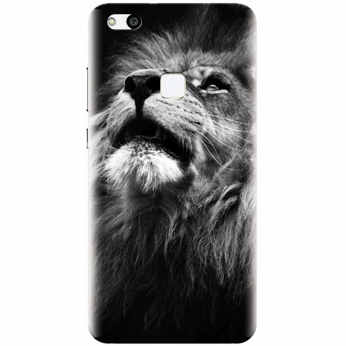 Husa silicon pentru Huawei P10 Lite, Majestic Lion Portrait