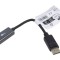 Adaptor Goobay DisplayPort la HDMI 0,1m negru 4K UHD