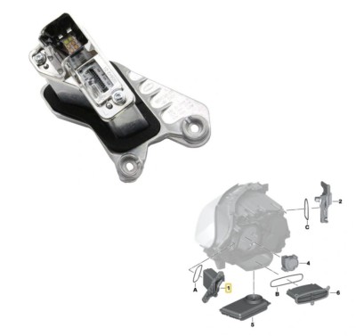 Modul LED BMW Seria 5 (F10/F11), 07.2013-08.2017; Seria 5 (F10/F11), 12.2009-08.2017 model M5, partea stanga, semnalizare in far; LED, foto