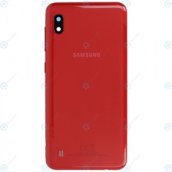 Samsung Galaxy A10 (SM-A105F) Capac baterie roșu GH82-20232D foto