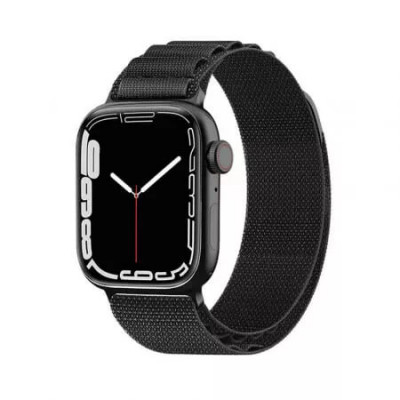 Curea Ceas W037 Apple Watch 1 2 3 4 5 6 7 8 SE (38 mm 40 mm 41 mm) Negru foto