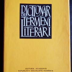 Dicționar de termeni literari - Șerban Cioculescu, Silvian Iosifescu, Anghelescu