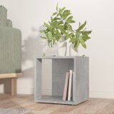 Masa Laterala Gri Beton 33x33x34.5cm PAL Noptiera Colt Sufragerie
