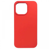 Lemontti Husa Liquid Silicon MagCharge iPhone 14 Pro Rosu (protectie 360&deg;, material fin, captusit cu microfibra)