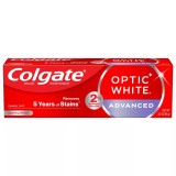 Pasta de Dinti Colgate Optic White Advanced, Albire Intensiv, Menta, 90gr