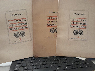 Istoria literaturii romane vechi - N. Cartojan (vol1,2,3) foto