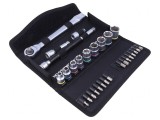 Set chei tubulară 3/8 Zyklop 29 buc., Wera