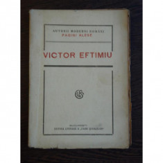 PAGINI ALESE - VICTOR EFTIMIU foto