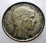 J.014 URUGUAY 20 CENTESIMOS 1942 ARGINT