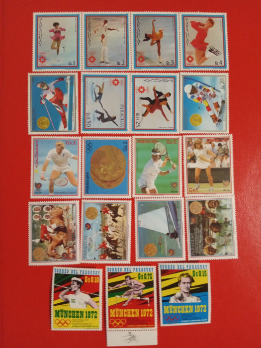 PARAGUAY, SPORT - SERII MNH